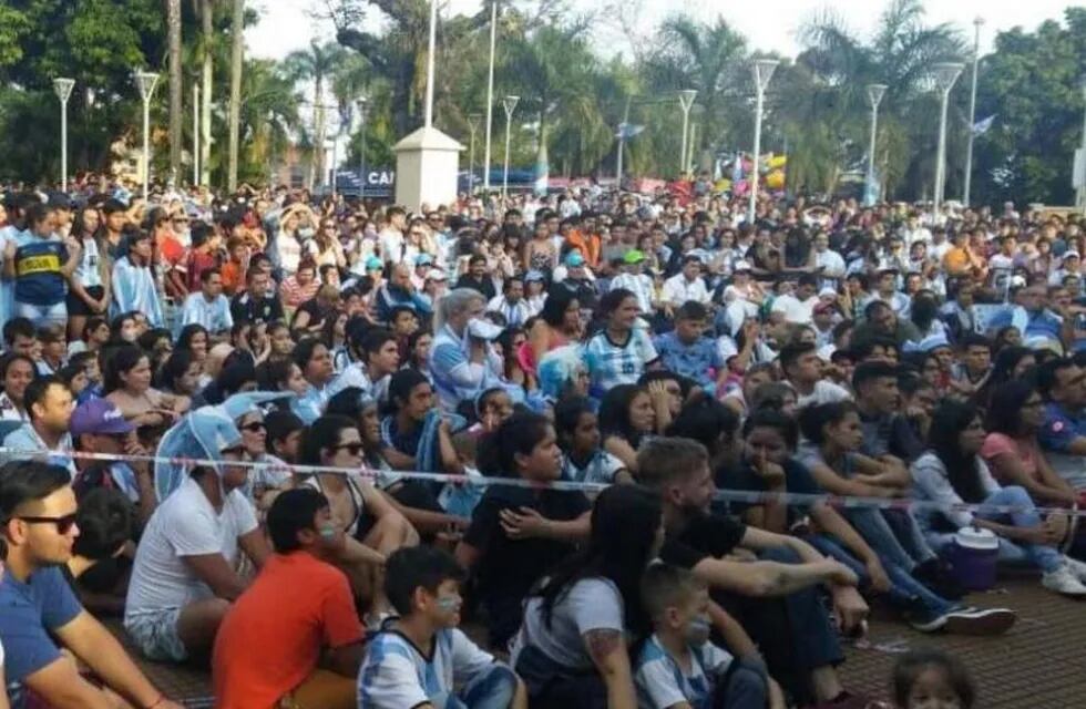 Fan Fest en Misiones. (Foto: El Territorio)