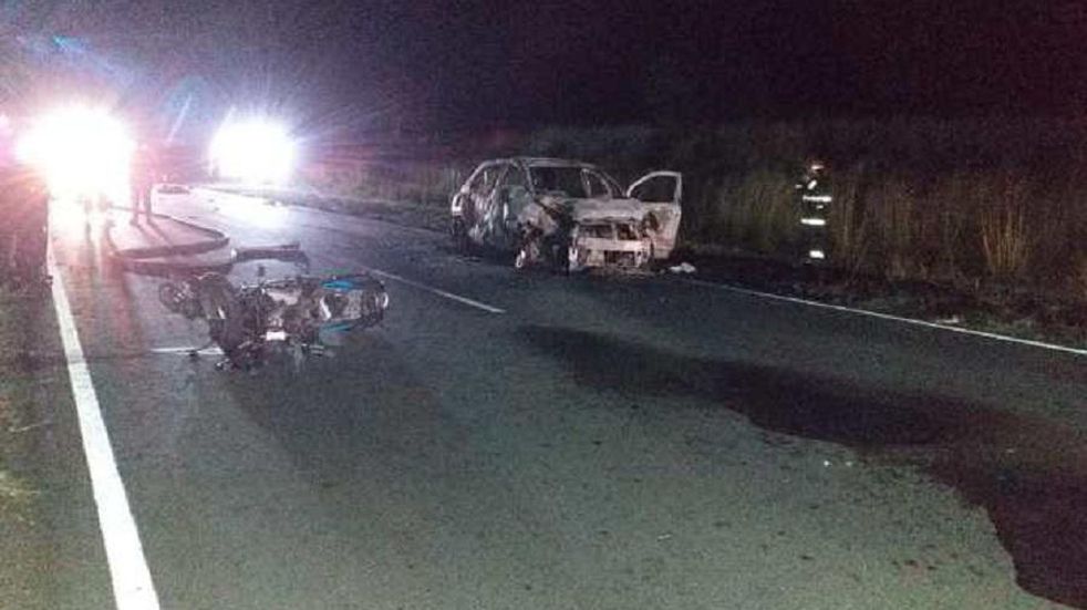 Explosión, choque y dos muertos en un accidente en cercanías a Río Tercero