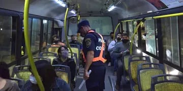 Control policial en las calles de Córdoba