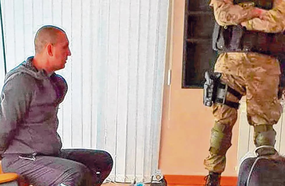 Andrés “Pillín” Bracamonte cuando fue detenido