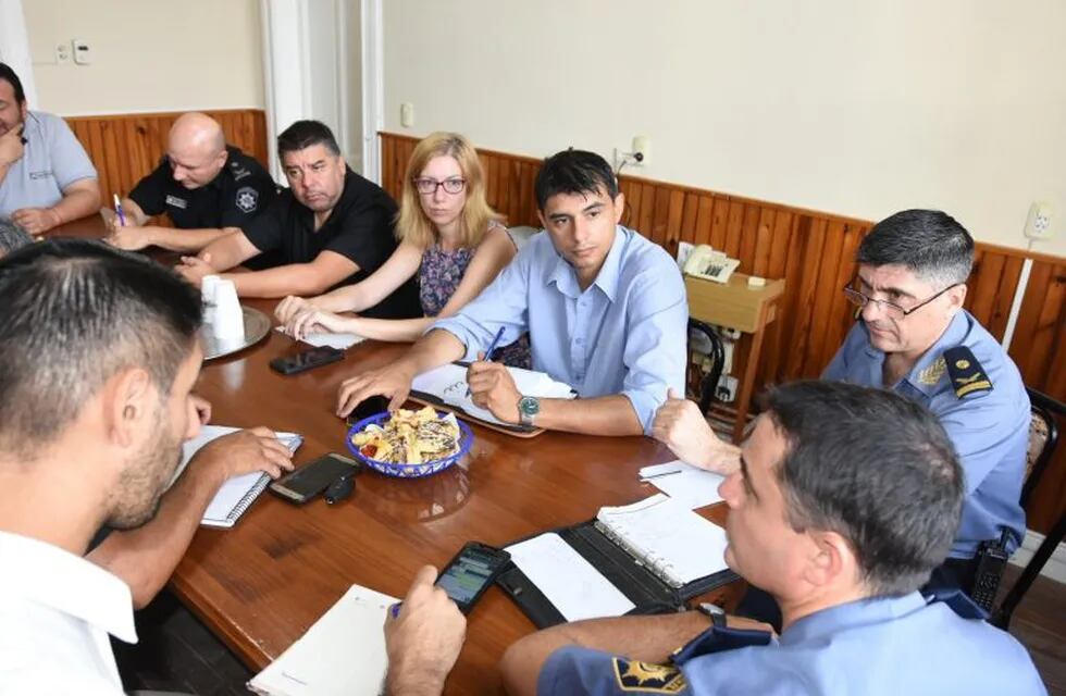 Se realizó un encuentro para delinear el operativo de seguridad de fin de año (Prensa Municipalidad de Rafaela)