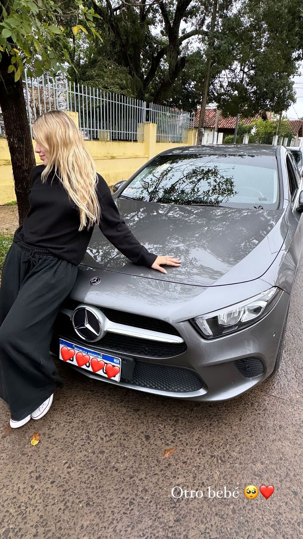 Coti Romero con su Mercedes-Benz