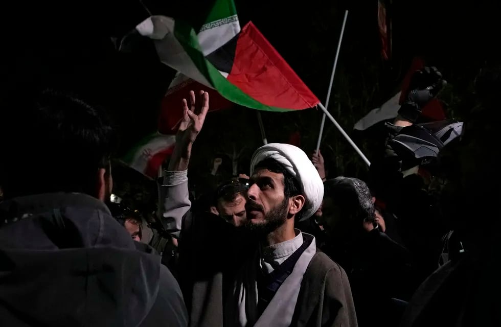 Manifestación en Irán, días atrás (AP Foto/Vahid Salemi)