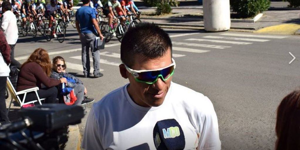 Daniel Reyes Instructor de Escuela Municipal de ciclismo