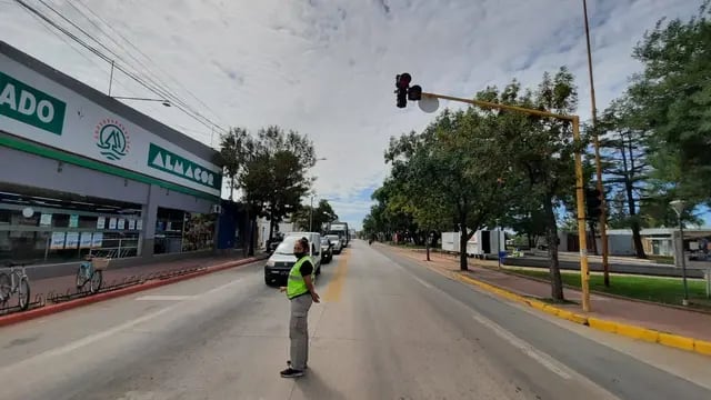 Los vehículos saturan la circulación en Ruta 19 en Arroyito
