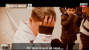 Video viral: la reacción de Diego Valoyes por el niño hincha de Talleres que lloró por su salida.
