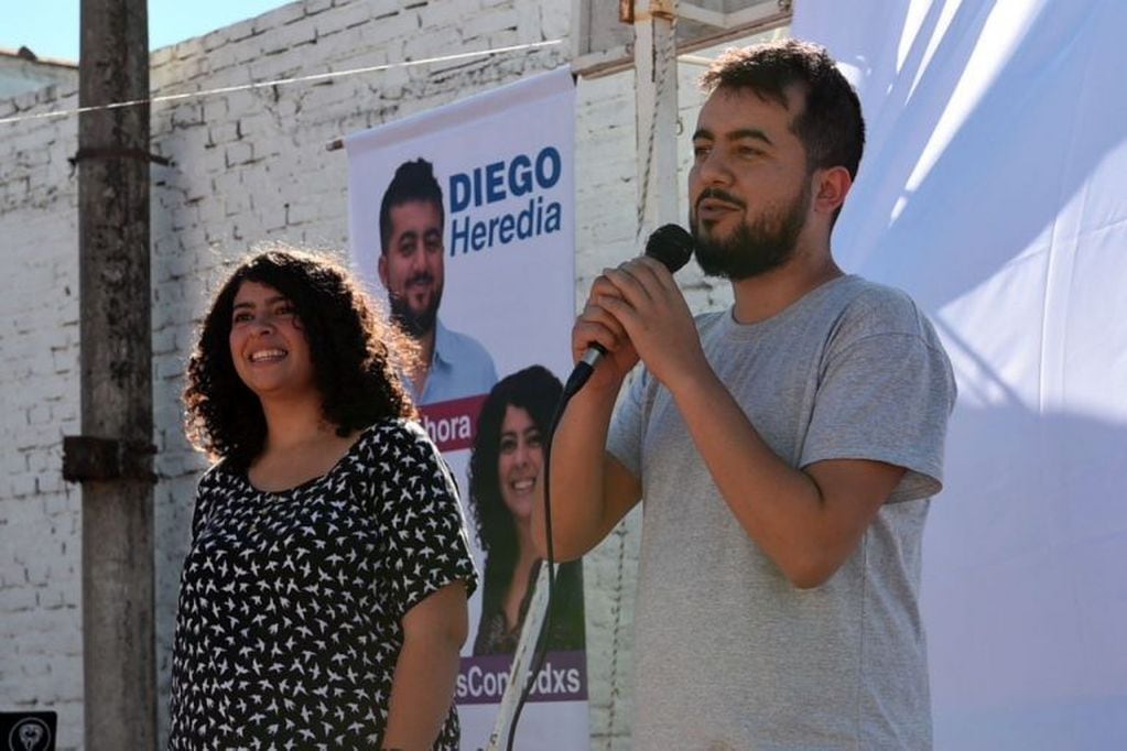 Diego Heredia y Saira Asúa, formula de pre candidatos a intendente y vice intendenta del espacio Alta Gracia Somxs Todxs.