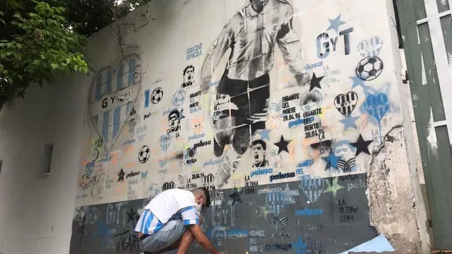 Mural de Diego Maradona