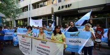 Monotributistas marchan en Mendoza