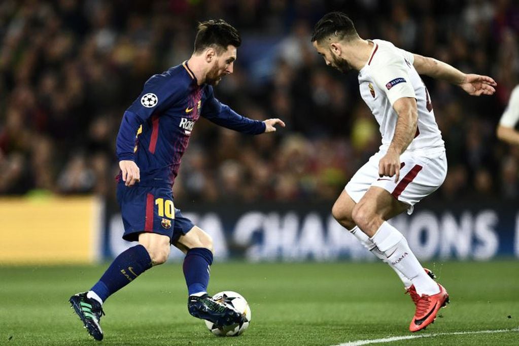 Lionel Messi en acción. Foto: AFP.