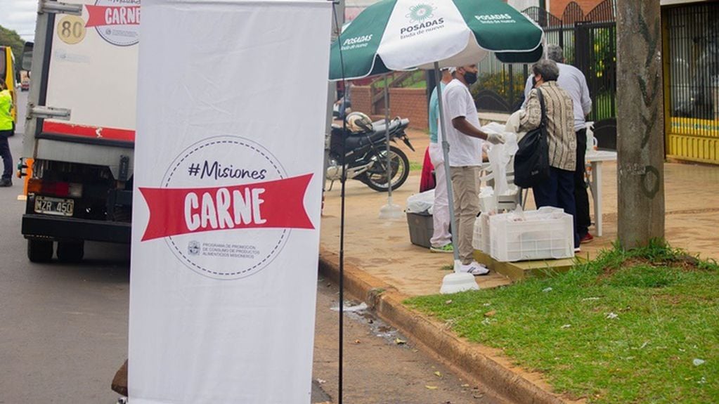 “Misiones Carne” se hace presente en la capital provincial en esta jornada. 