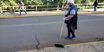 Realizan Operativos de Higiene Urbana en la Costanera de Puerto Iguazú