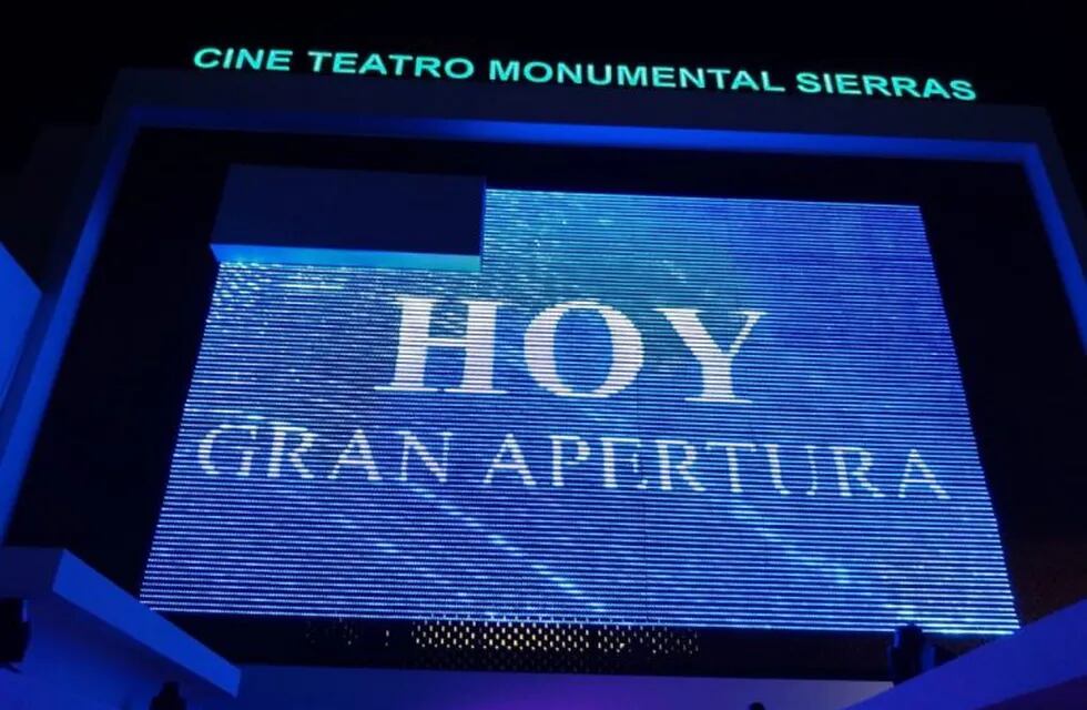 Cine Teatro Monumental Sierras. AG NOTICIAS