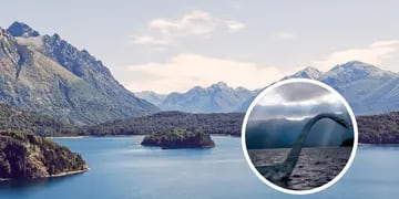 Un grupo de turistas se asombró con un extraño movimiento que vieron en el Lago Nahuel Huapi