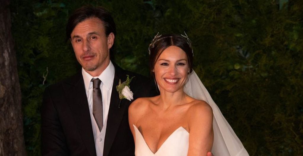 Pampita y su esposo