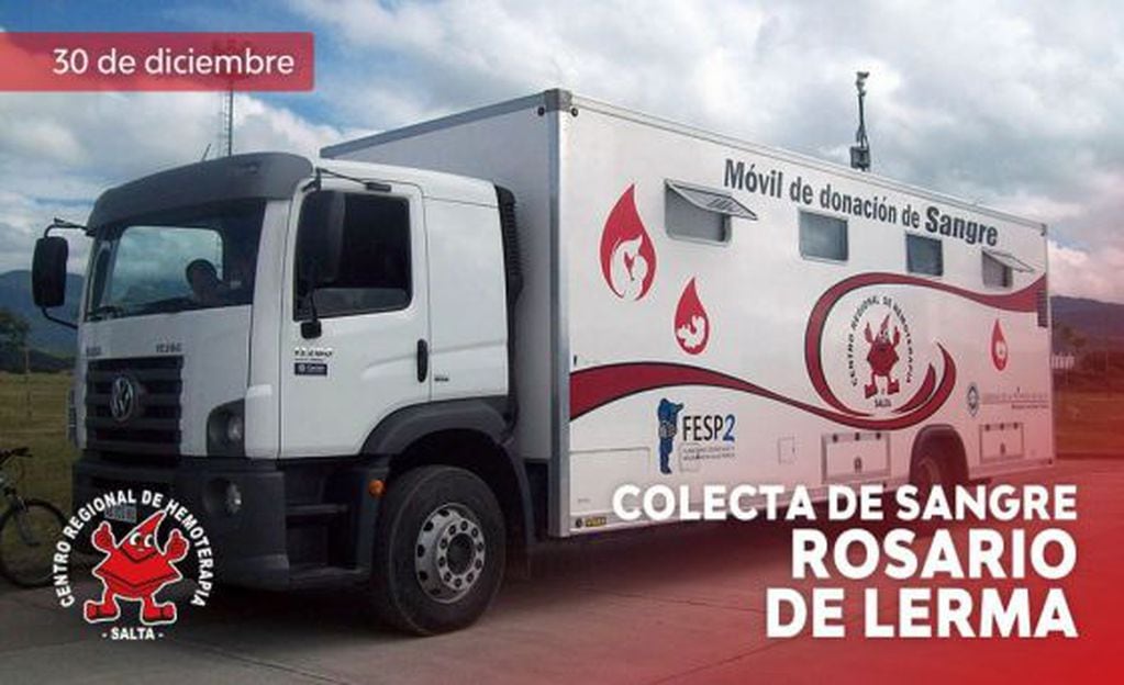 Hoy habrá colecta de sangre en Rosario de Lerma