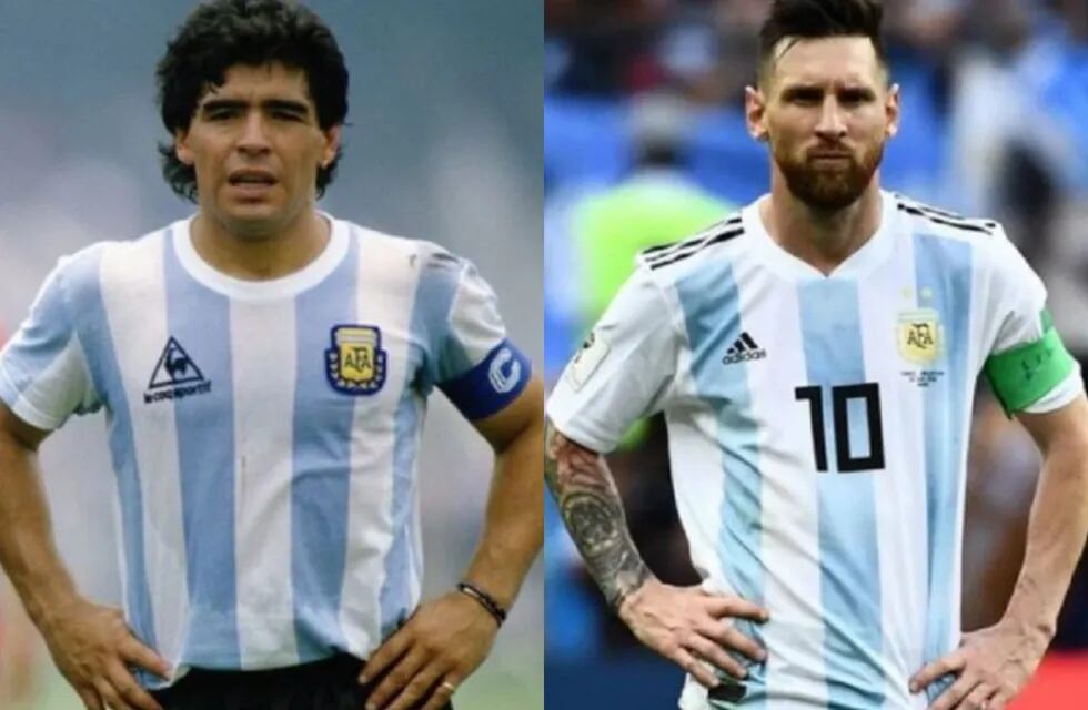 Dos calles que se unen en una esquina fueron rebautizadas como Diego Maradona y Lionel Messi.