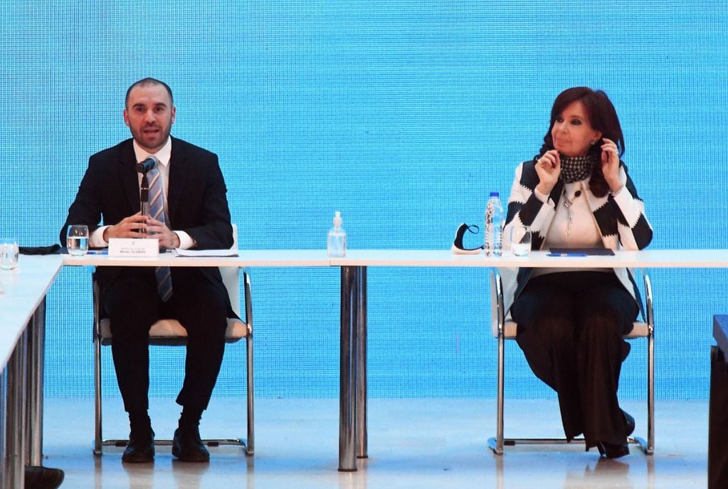 Martín Guzman y Cristina Kirchner.