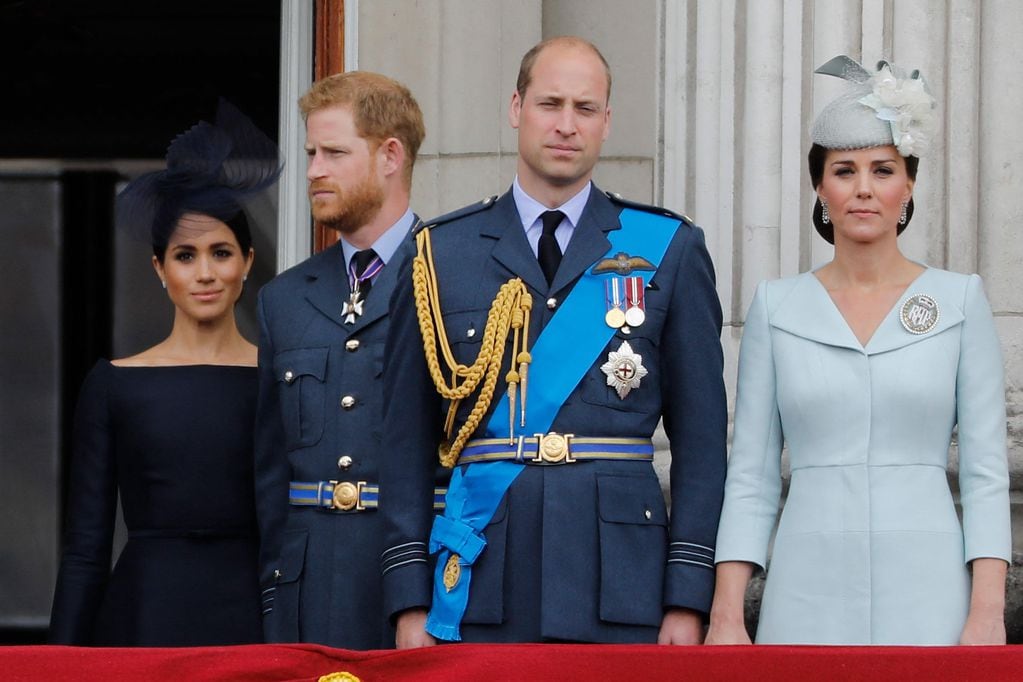 Meghan Markle, el Príncipe Harry, el Príncipe William y Kate Middleton