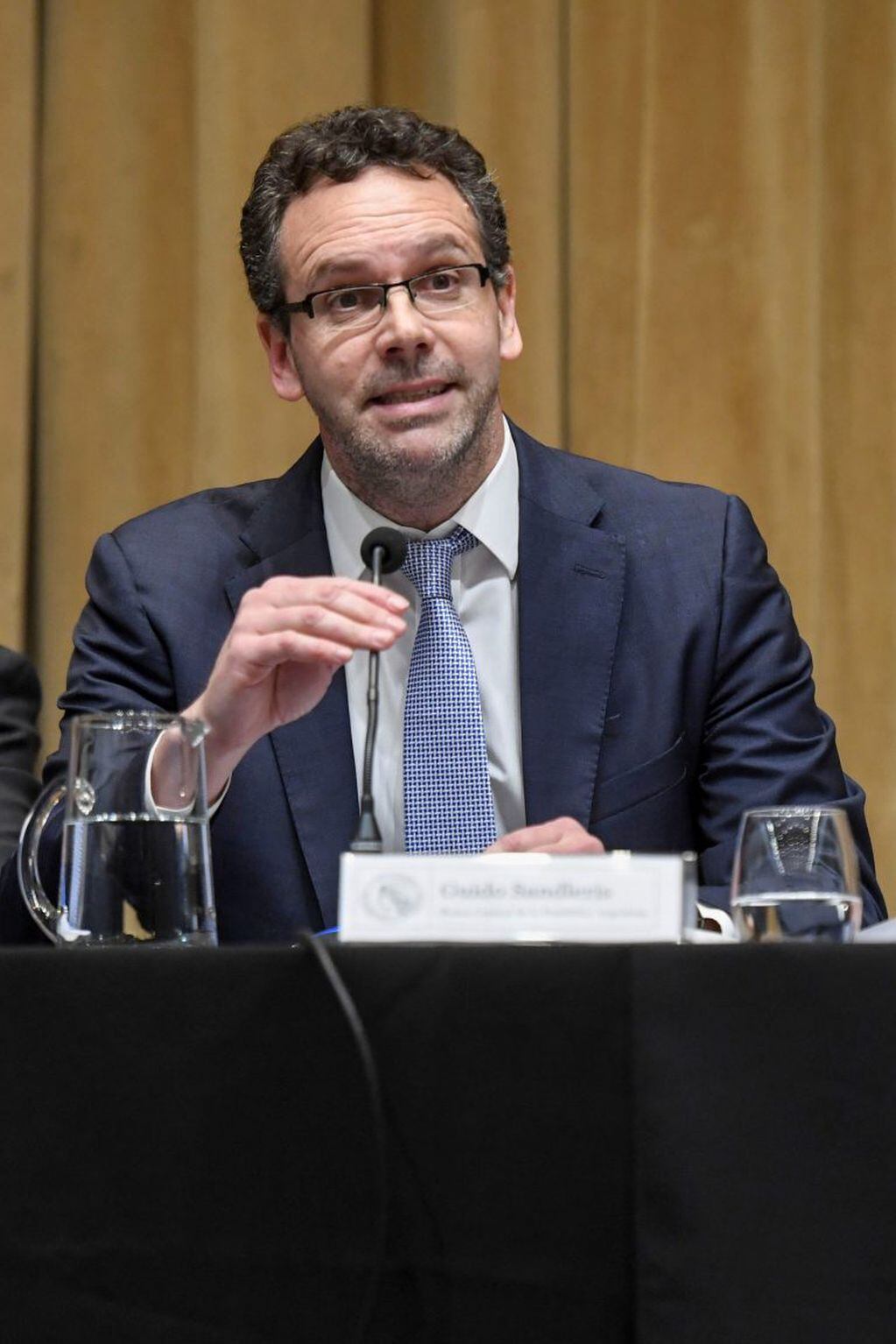 Guido Sandleris, presidente del Banco Central. (AFP)