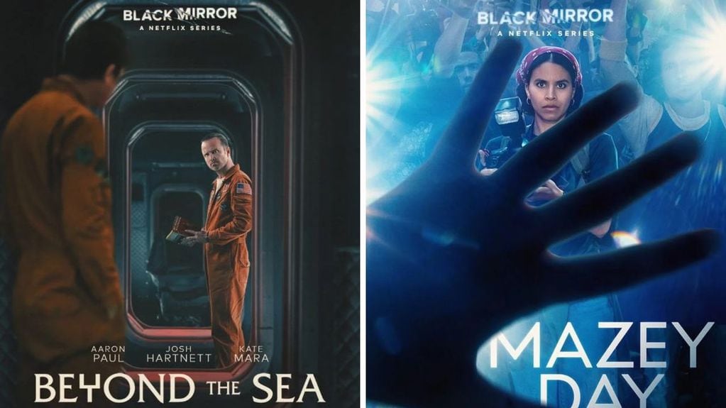 Los posters de los capítulos “Beyond The Sea” y “Mazey Day”