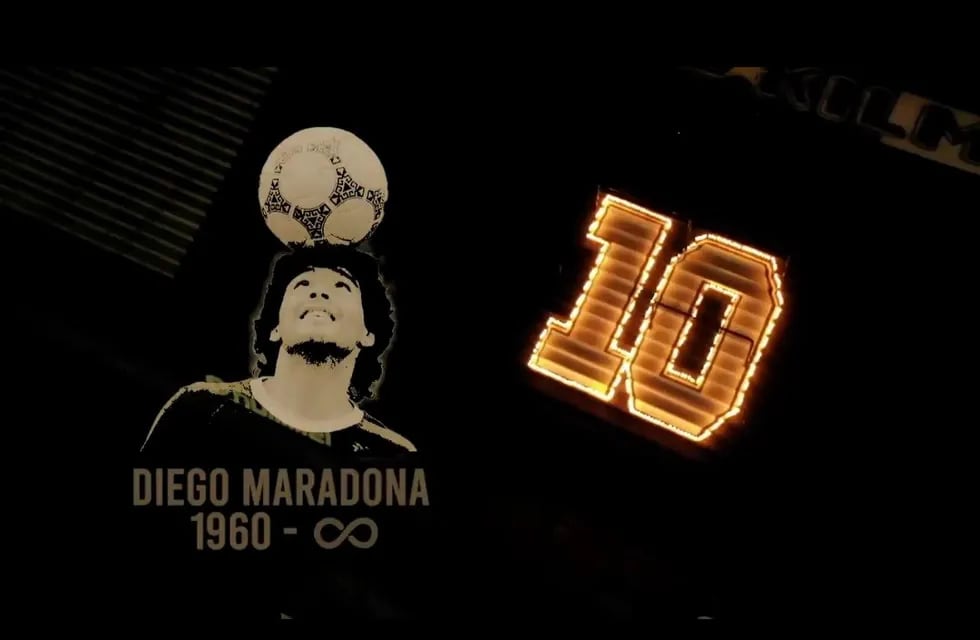 La emotiva despedida en el estadio de Quilmes con velas para Diego Maradona