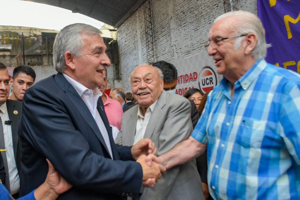 Veteranos dirigentes salteños reconocieron a Morales la gestión al frente del Gobierno de Jujuy y su liderazgo al frente de la UCR nacional.