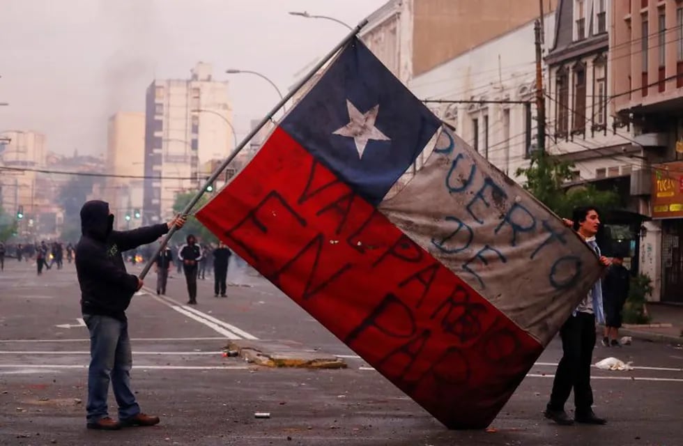 19/10/2019 Protestas en Valparaíso POLITICA SUDAMÉRICA CHILE AGENCIAUNO / LEONARDO RUBILAR