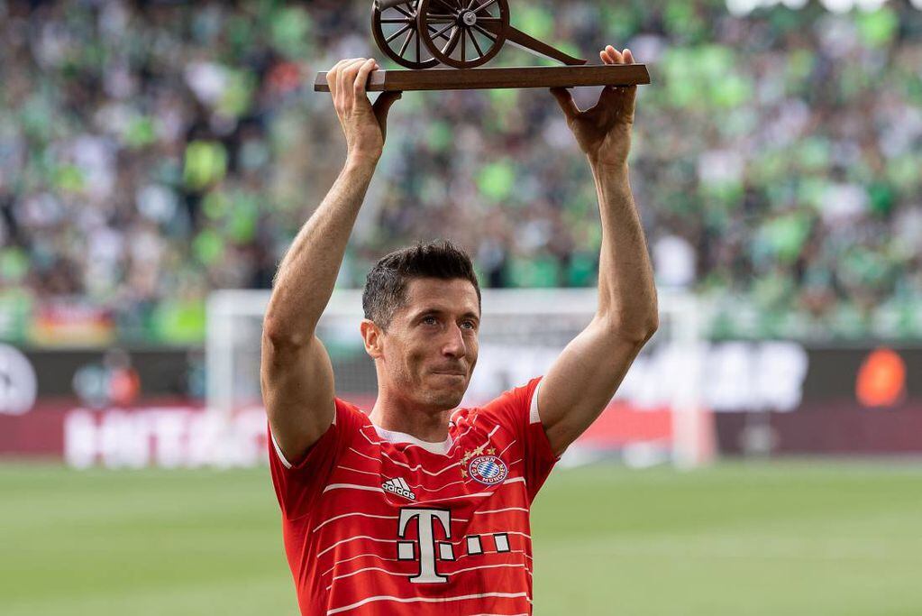 Con el Bayern Múnich, Lewandowski logró cosechar gran cantidad de títulos. Foto: AP.