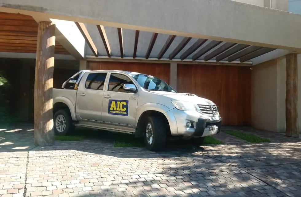 La Agencia de Investigación Criminal (AIC) intervino este lunes en el operativo en el norte santafesino. (Reconquista Hoy)