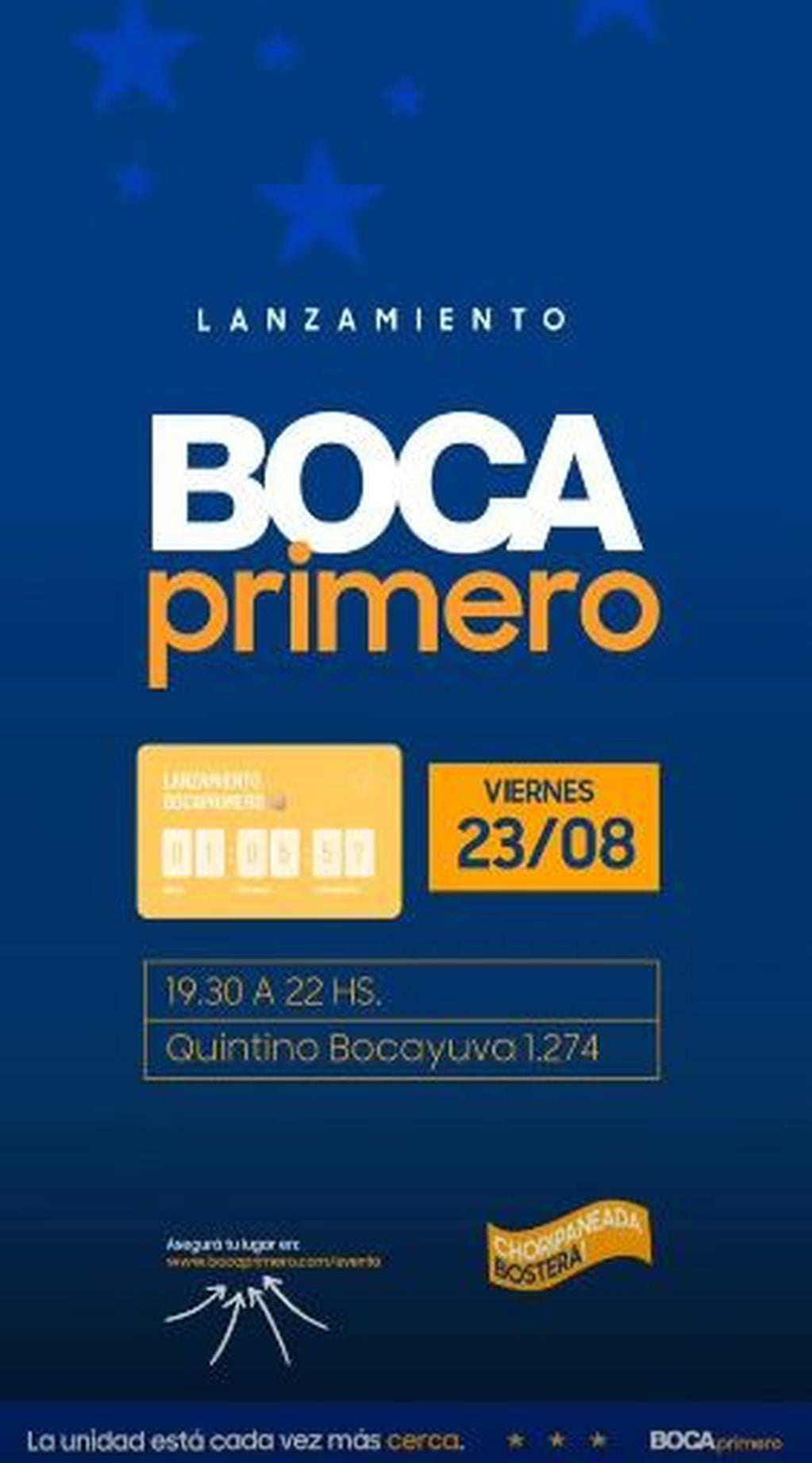 Boca Primero se lanza oficialmente este 23 de agosto. Instagram/bocaprimero_ok