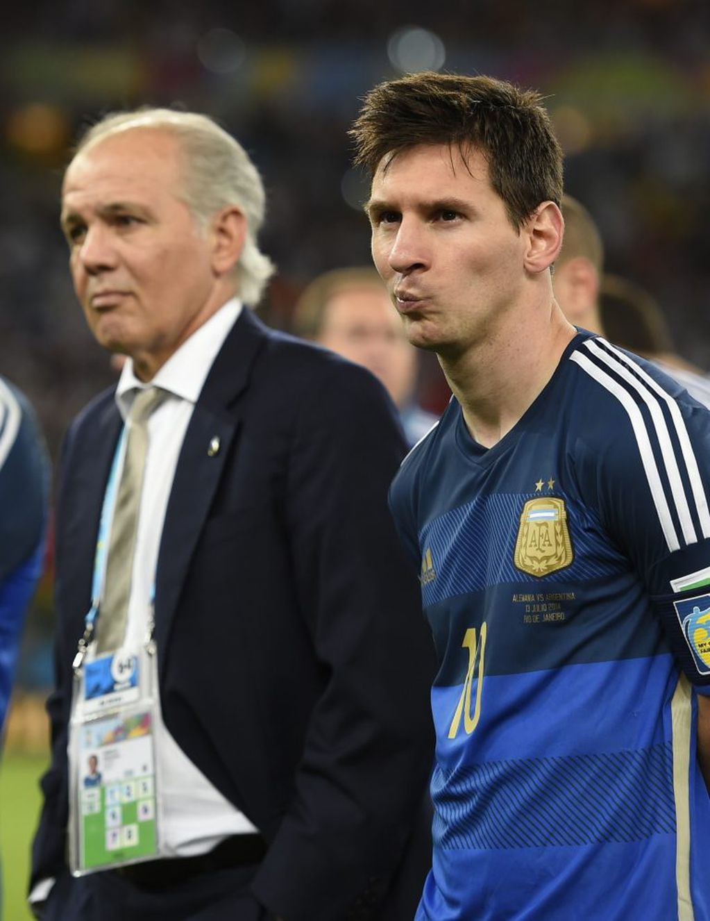Alejandro Sabella tiene el visto bueno de Lionel Messi para dirigir a la Selección Argentina. Foto: AFP.