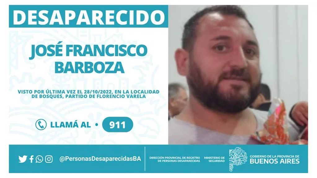 José Francisco Barboza desaparecido tras comprar un auto online