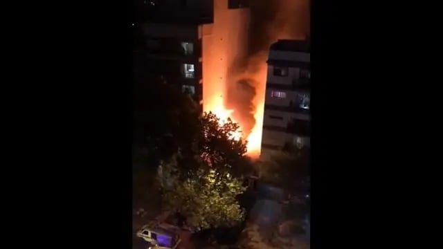 incendio en Mar del Plata