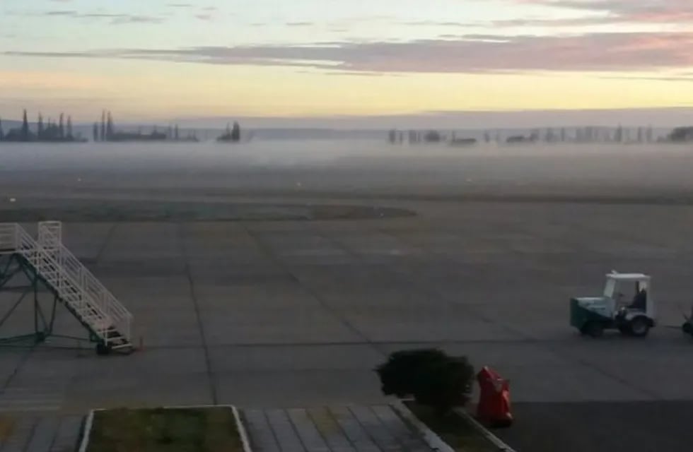 Niebla en el aeropuerto