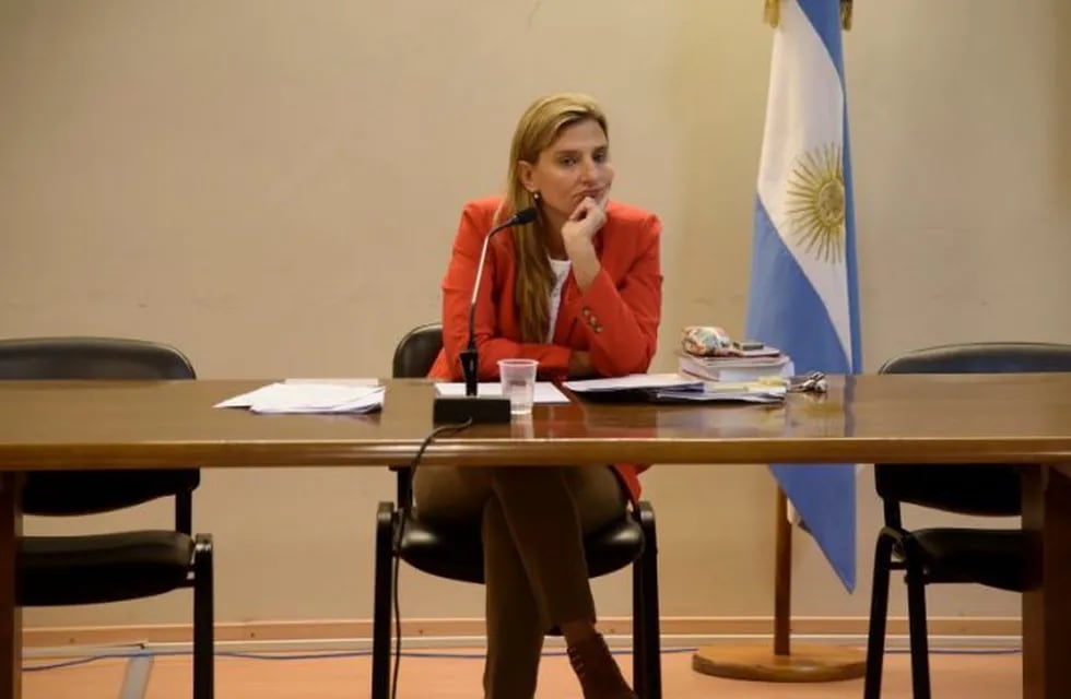 La jueza Romina Martini dispuso que la prensa no participe de la audiencia de formulación de cargos. Foto: Marcelo Martínez