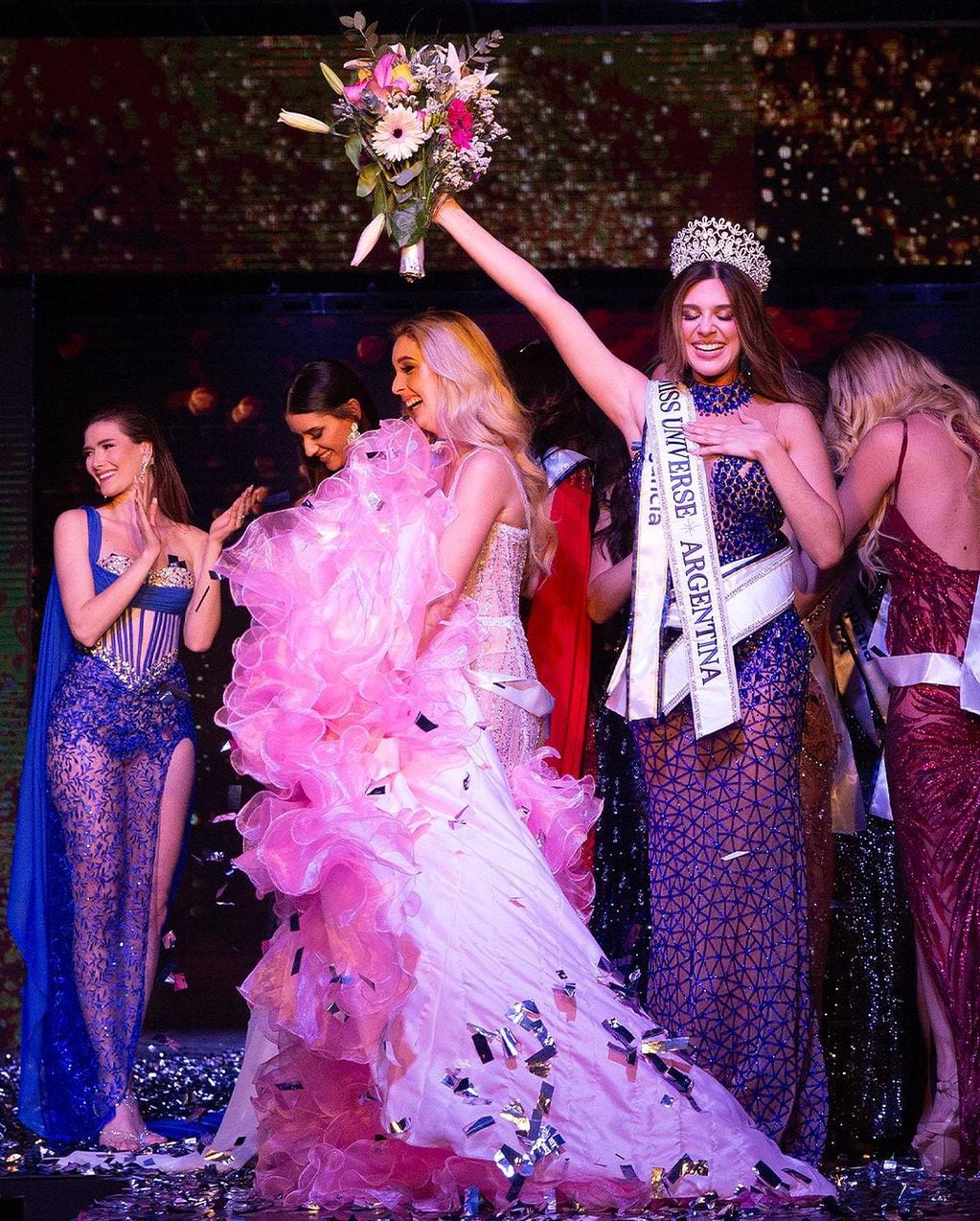 Yamile Dajud se coronó como la Miss Universo Argentina por Río Negro.