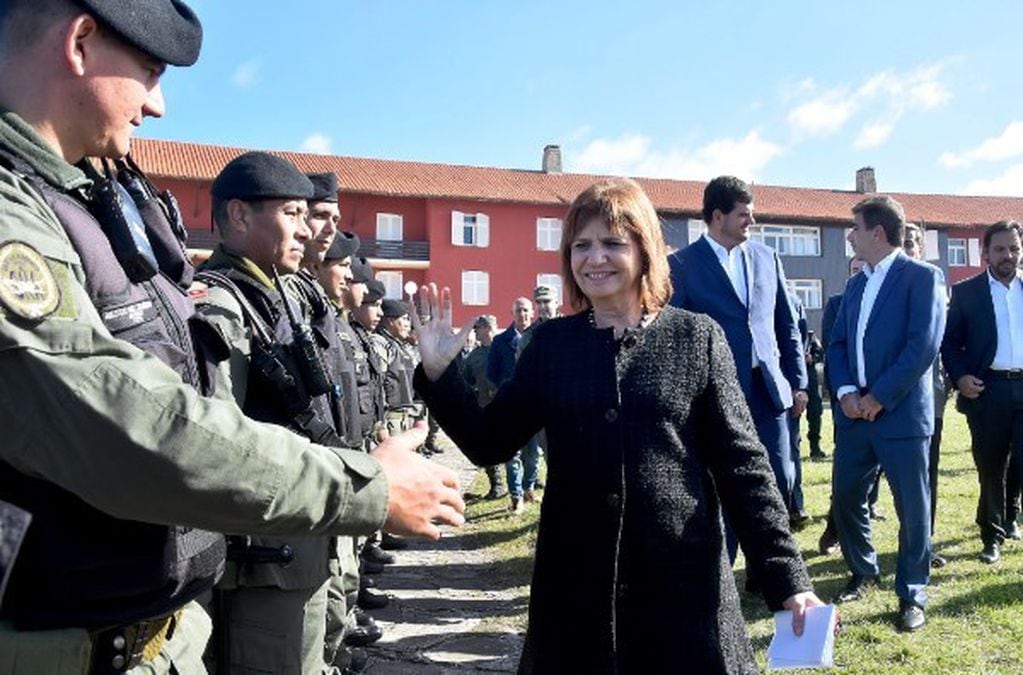 Patricia Bullrich anunció la llegada de 500 gendarmes a Mar del Plata (web).