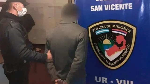 Un hombre fue herido de un machetazo en San Vicente. Policía de Misiones