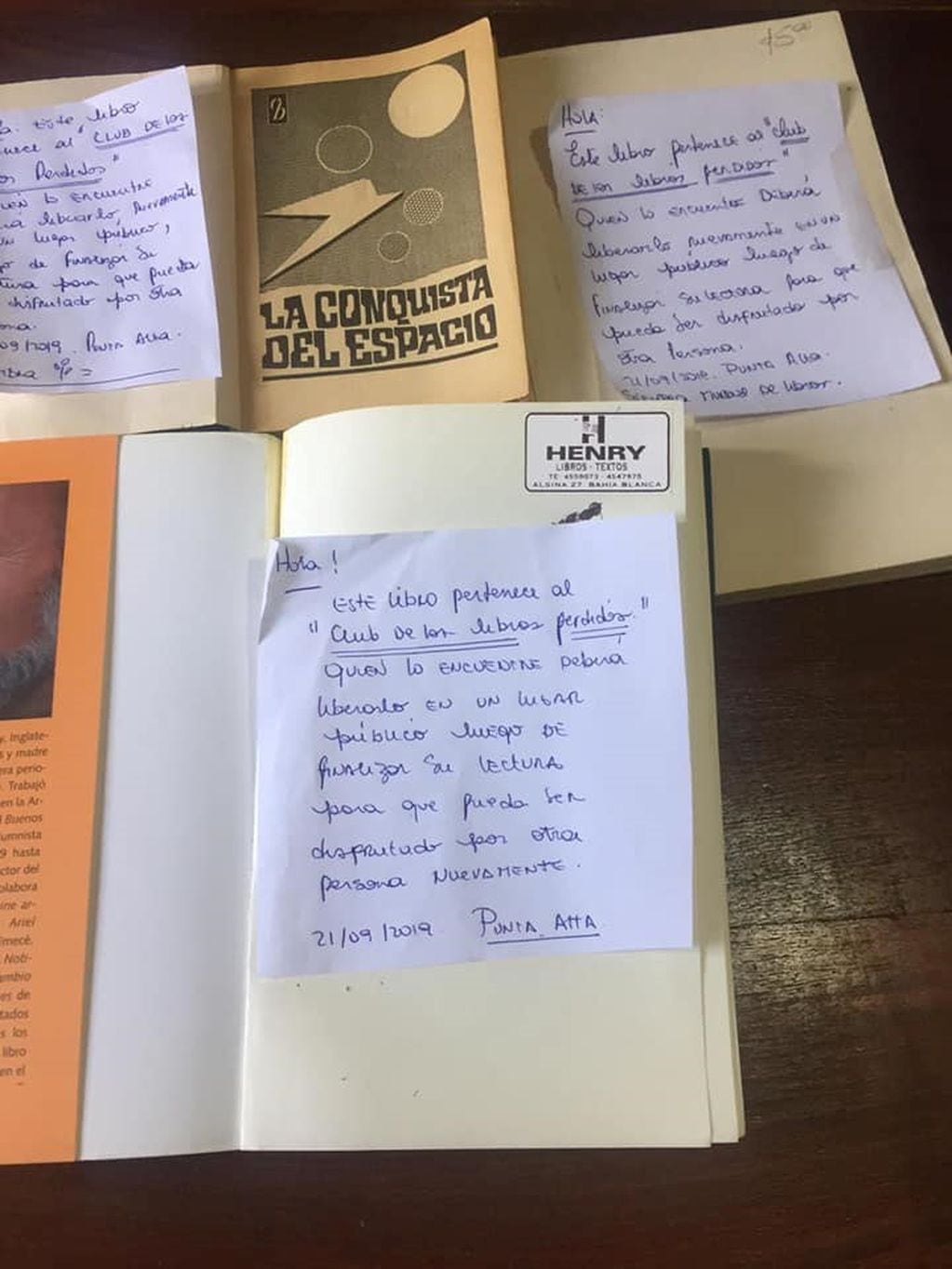 Siembra de libros en Punta Alta