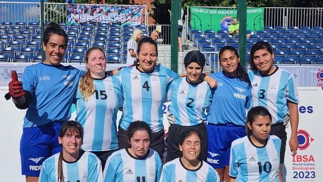 La Selección Argentina de Fútbol para ciegas hace historia en el Mundial de Birmingham