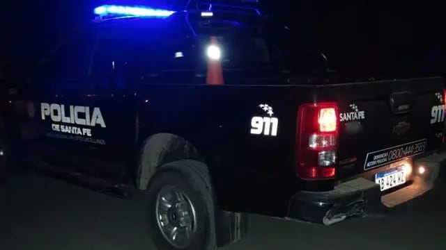 Camioneta de la policía de Santa Fe