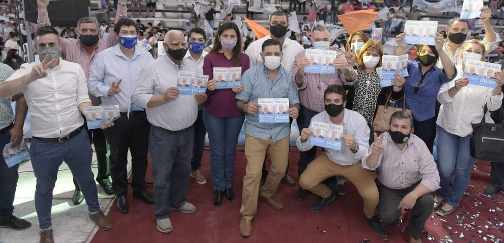 Jaldo participó en un acto en Río Seco.