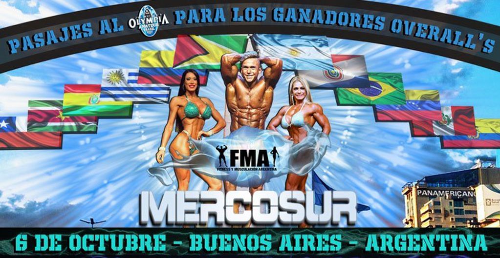 Poster del encuentro "Overalls MERCOSUR 2019"