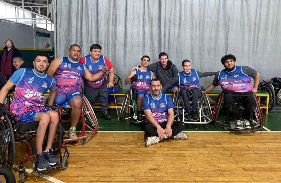 Nahuel Maldonado basquet adaptado en silla de ruedas Arroyito