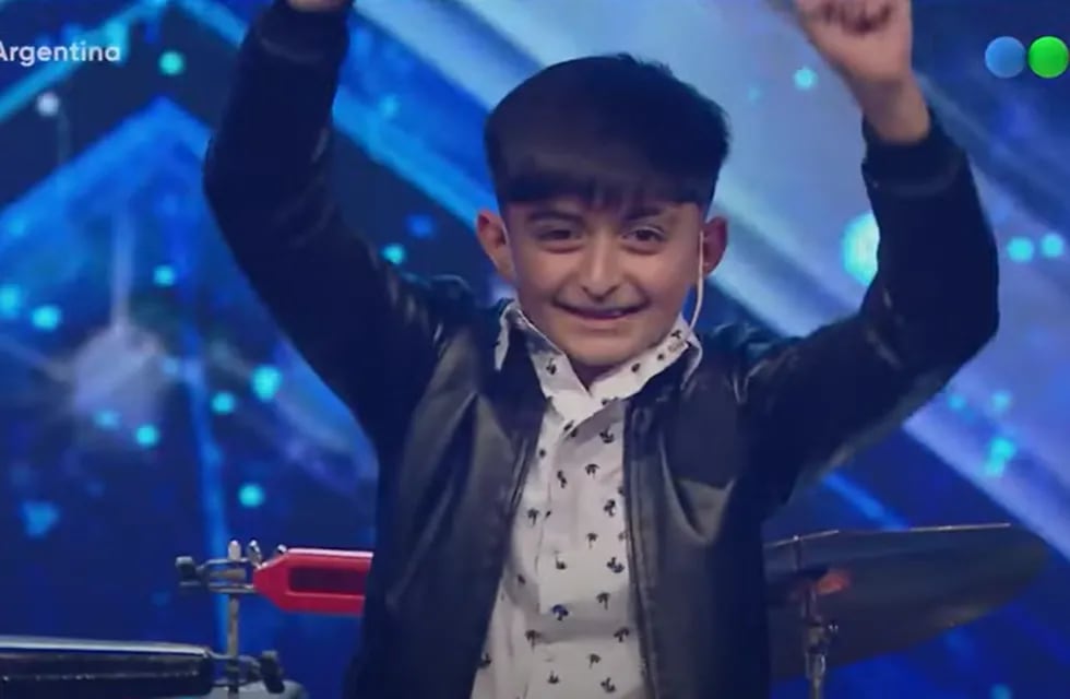 Thiago, el mendocino de 12 años que conquistó al jurado de Got Talent Argentina.