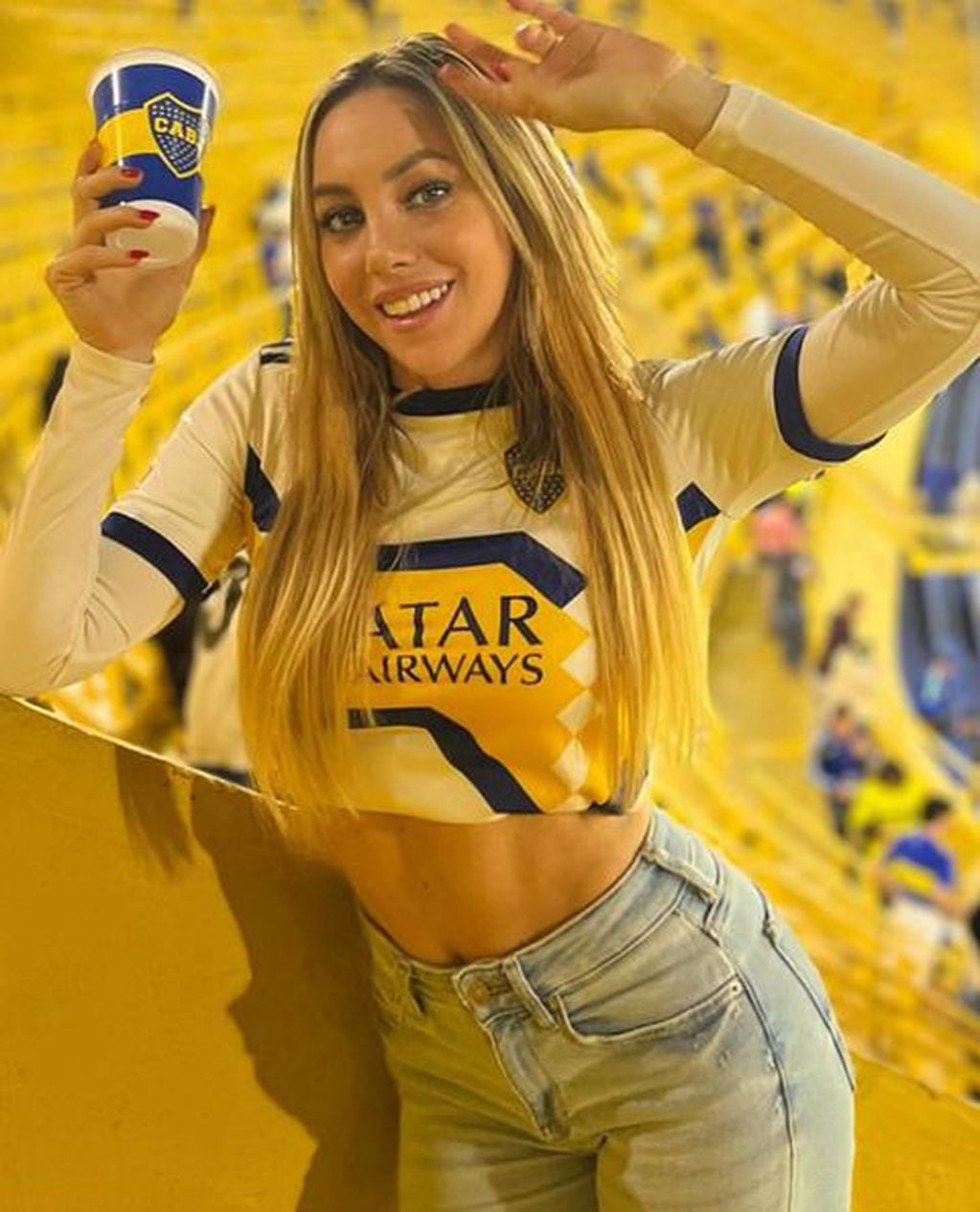 Eugenia Schlatter y su fanatismo por Boca Juniors