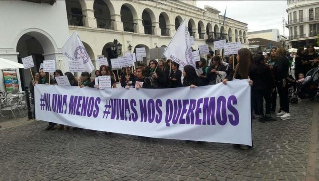 Marcha "Ni una menos" en Salta (Web)