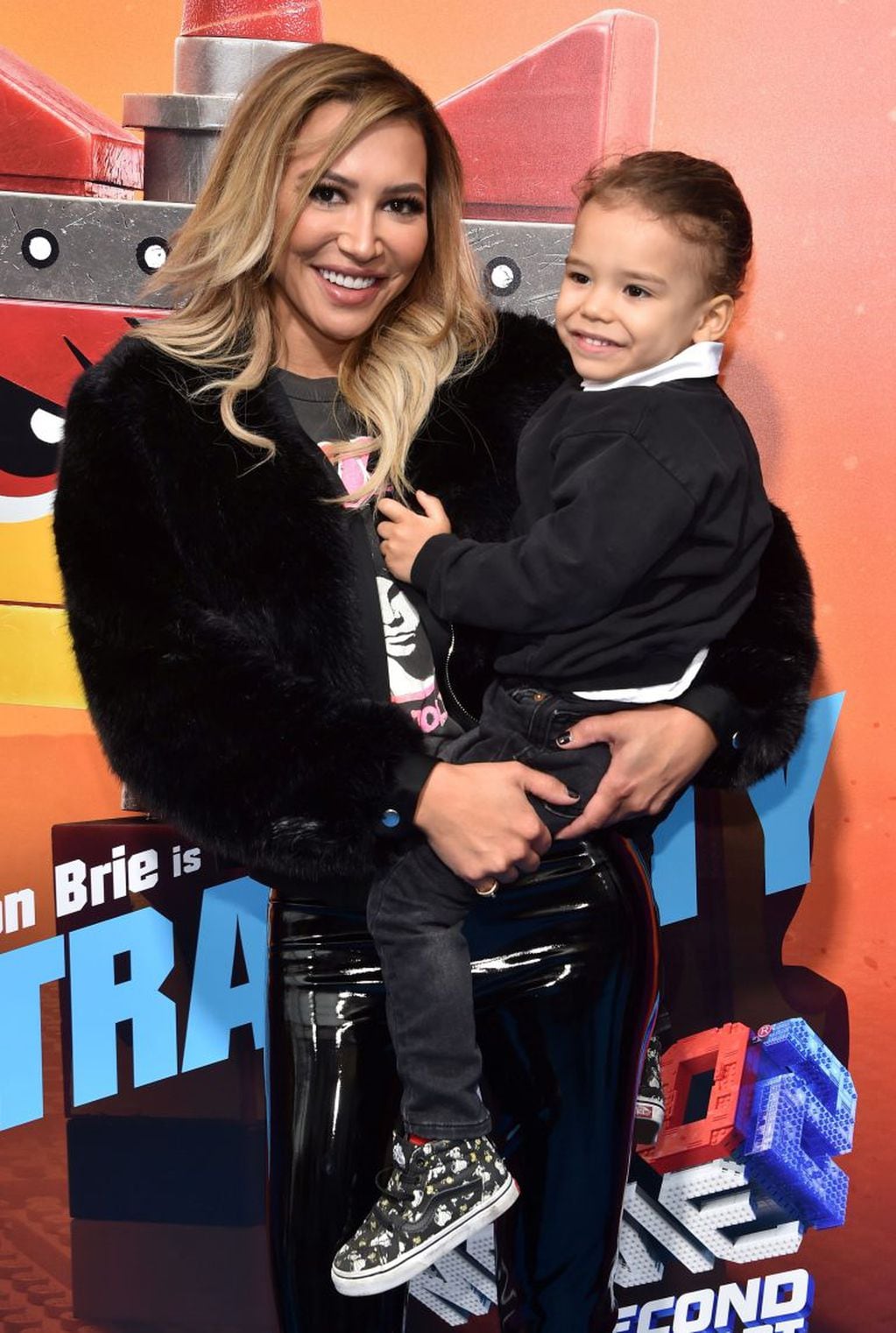 (FILES) In this file photo US actress Naya Rivera and son Josey Hollis Dorsey arrive for the premiere of "The Lego Movie 2: The Second Part" at the Regency Village theatre on February 2, 2019 in Westwood, California. - (Photo by Chris Delmas / AFP)