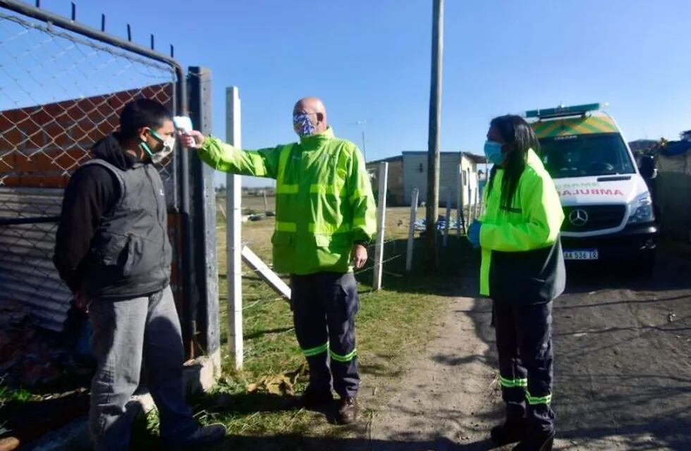 Controles en La Plata (Municipalidad de La Plata).